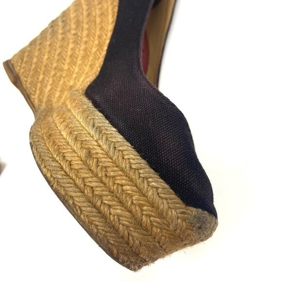 Christian Louboutin Espadrille Wedges – Ribbon Ankle Tie, EU 37 - Picture 8 of 9